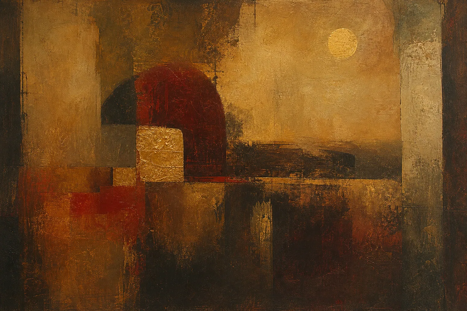 Painting: Strata of Earth