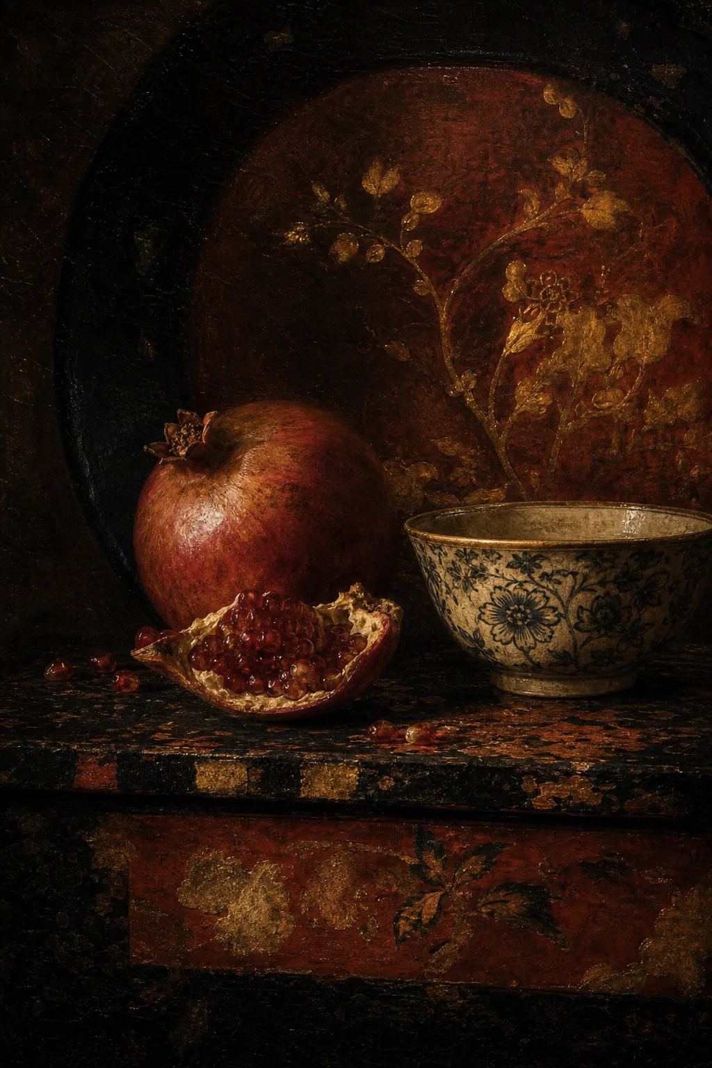 Painting: Still Life with Pomegranate